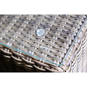 KEW - Outdoor Wicker Square Coffee Table - Furniture Star Direct