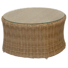 MALVERN - Outdoor Wicker Relaxing Modular Round Lounge Set - Furniture Star Direct