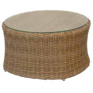 MALVERN - Outdoor Wicker Relaxing Modular Round Lounge Set - Furniture Star Direct